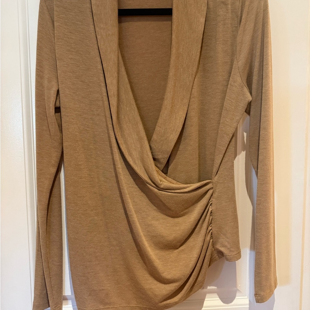 Ann Taylor Shawl V-Neck Sweater
